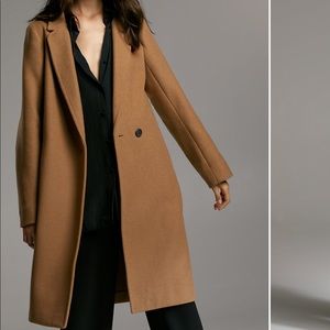 Aritzia Babaton Steadman Wool Coat Tan XXS